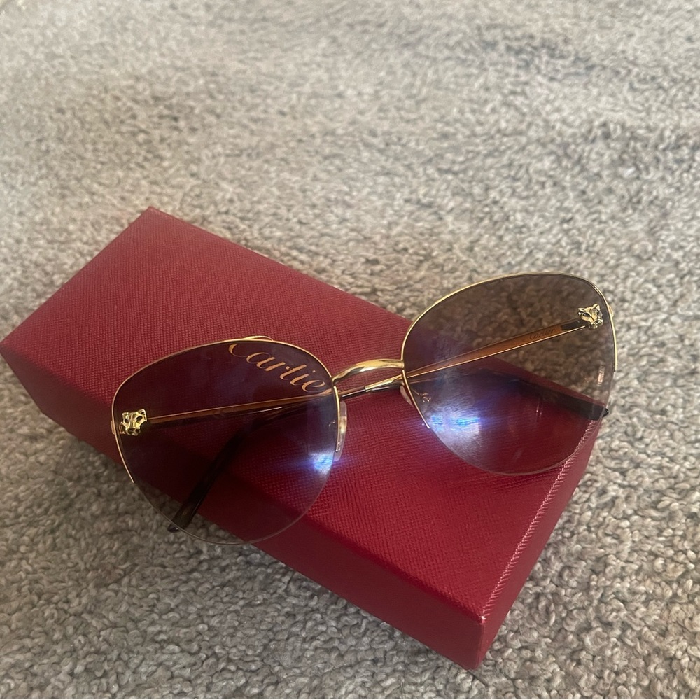 New Cartier glasses. Never worn. Receipt attached